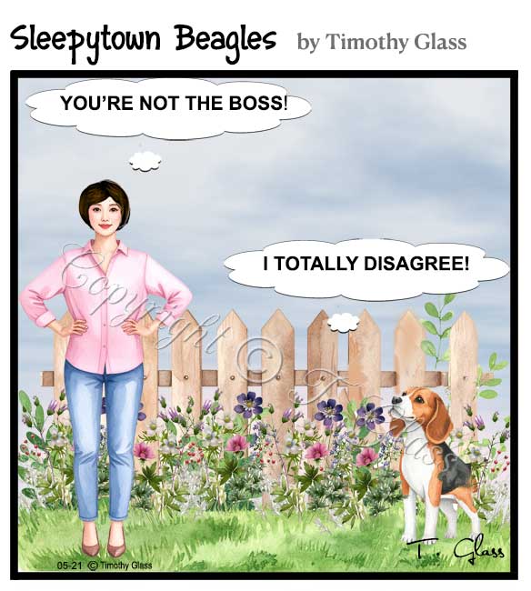 Sleepytown beagles Cartoon