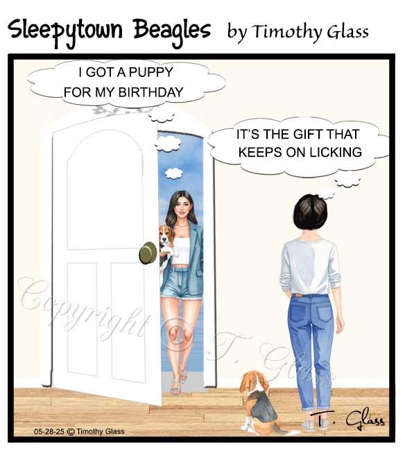 Sleepytown beagles Cartoon