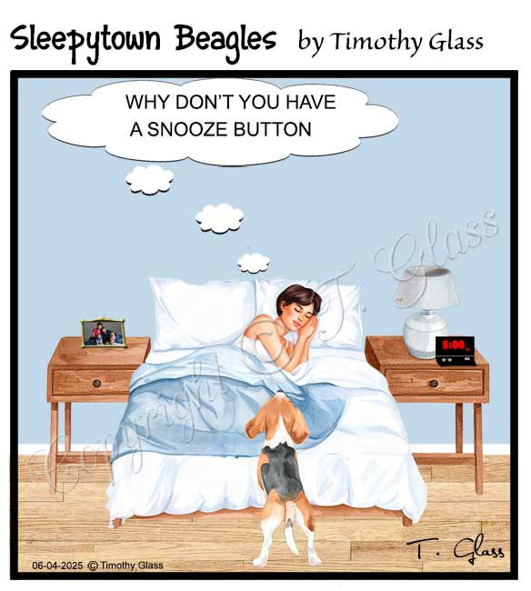 Sleepytown beagles Cartoon