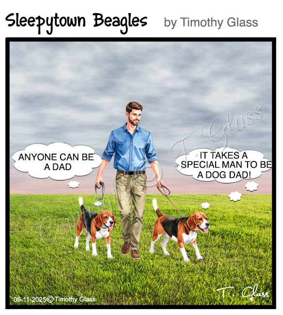 Sleepytown beagles Cartoon