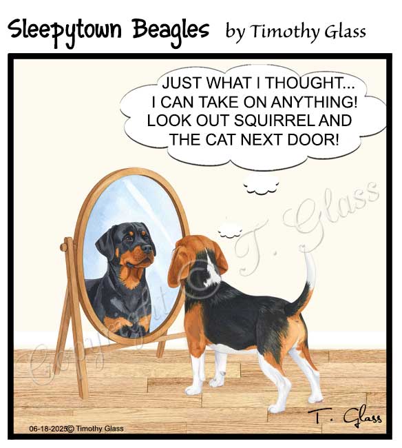 Sleepytown beagles Cartoon