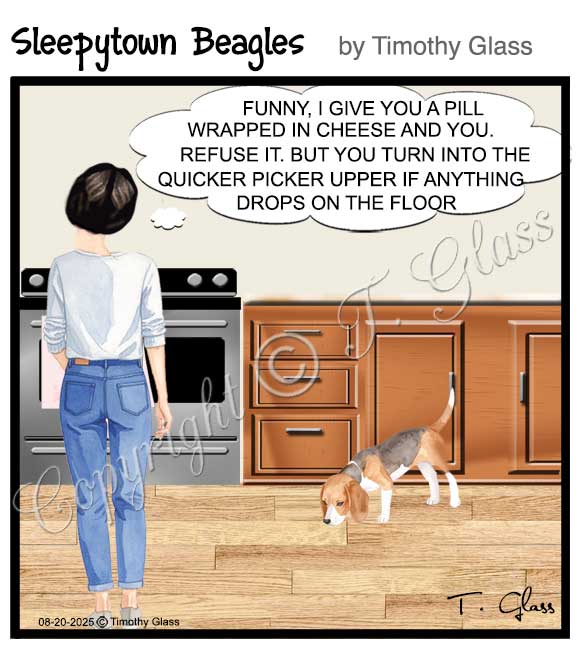 Sleepytown beagles Cartoon