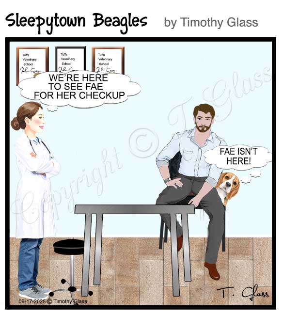 Sleepytown beagles Cartoon