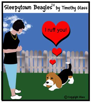 Sleepytown beagles Cartoon