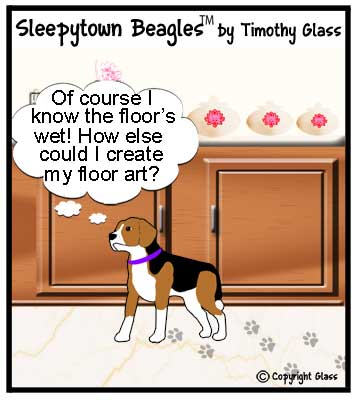 Sleepytown beagles Cartoon