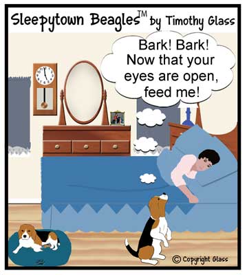 Sleepytown beagles Cartoon