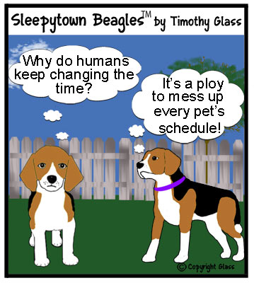 Sleepytown beagles Cartoon