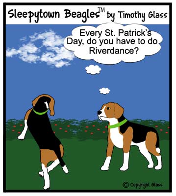 Sleepytown beagles Cartoon
