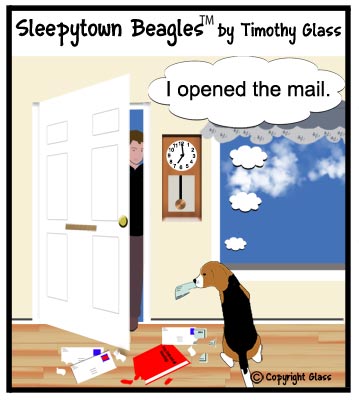 Sleepytown beagles Cartoon