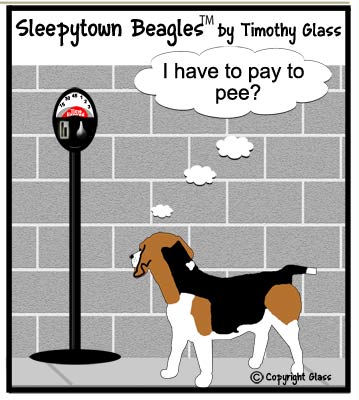 Sleepytown beagles Cartoon