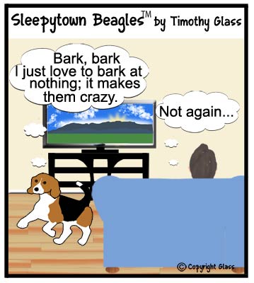 Sleepytown beagles Cartoon