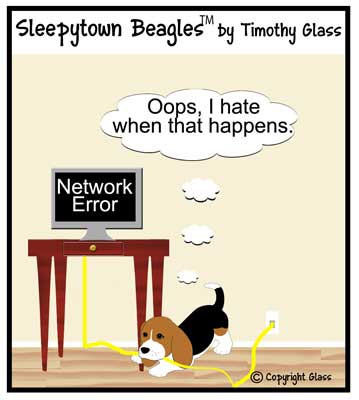 Sleepytown beagles Cartoon