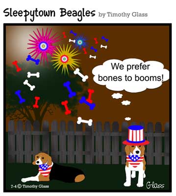 Sleepytown beagles Cartoon