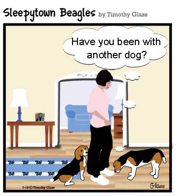 Sleepytown beagles Cartoon