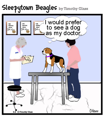 Sleepytown beagles Cartoon