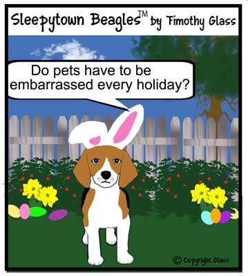 Sleepytown beagles Cartoon