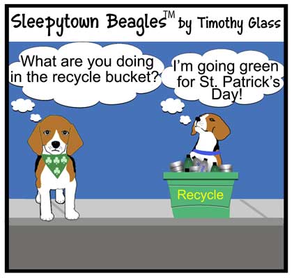 Sleepytown beagles Cartoon