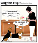 Sleepytown beagle cartoon