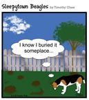 Sleepytown beagle cartoon