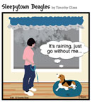 Sleepytown beagle cartoon