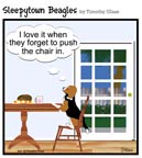 Sleepytown beagle cartoon