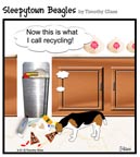 Sleepytown beagle cartoon