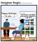 Sleepytown beagle cartoon