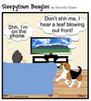 Sleepytown beagle cartoon