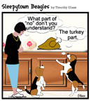 Sleepytown beagle cartoon