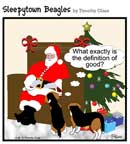 Sleepytown beagle cartoon