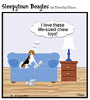 Sleepytown beagle cartoon