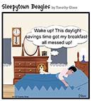 Sleepytown beagle cartoon