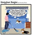 Sleepytown beagle cartoon