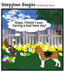 Sleepytown beagle cartoon