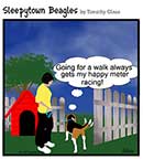 Sleepytown beagle cartoon