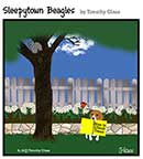 Sleepytown beagle cartoon