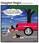 Sleepytown beagle cartoon