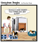 Sleepytown beagle cartoon