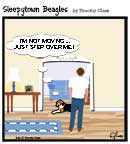 Sleepytown beagle cartoon