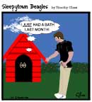 Sleepytown beagle cartoon