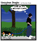 Sleepytown beagle cartoon