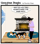 Sleepytown beagle cartoon