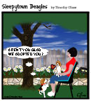 Sleepytown beagle cartoon