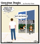 Sleepytown beagle cartoon