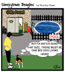 Sleepytown beagle cartoon