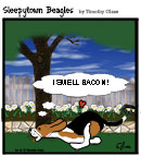 Sleepytown beagle cartoon