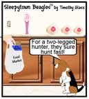 Sleepytown beagle cartoon