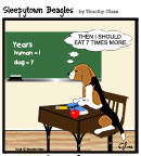 Sleepytown beagle cartoon