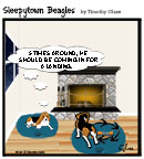 Sleepytown beagle cartoon