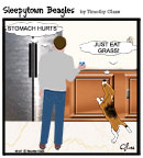 Sleepytown beagle cartoon